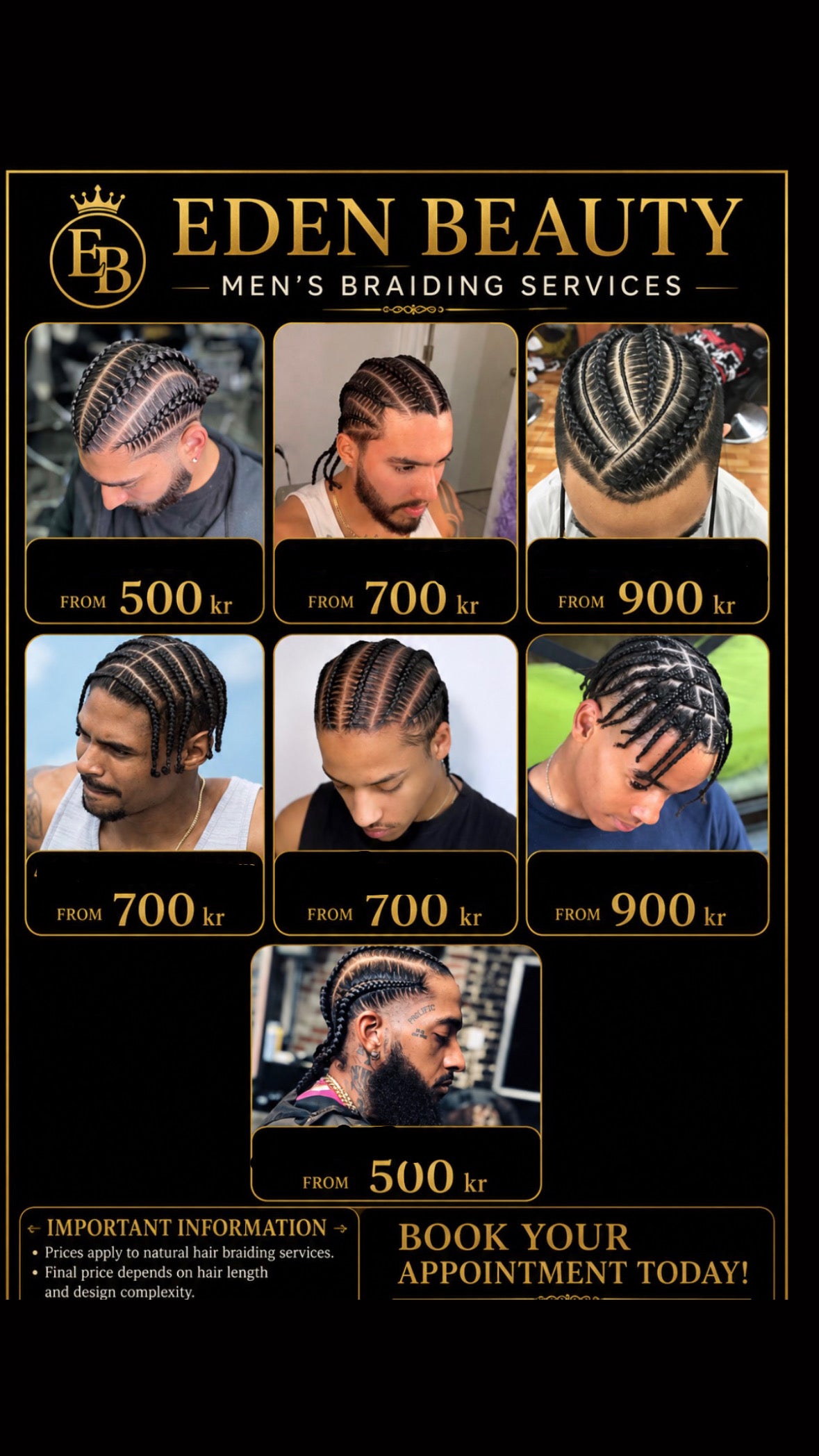 Men´s Cornrows